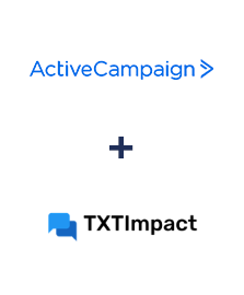 Integration of ActiveCampaign and TXTImpact