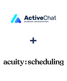 Integration of ActiveChat and Acuity Scheduling