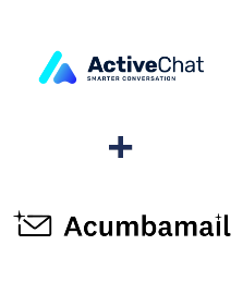 Integration of ActiveChat and Acumbamail
