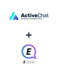 Integration of ActiveChat and E-chat