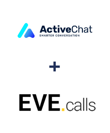 Integration of ActiveChat and Evecalls