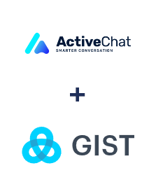 Integration of ActiveChat and Gist
