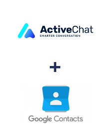 Integration of ActiveChat and Google Contacts