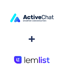 Integration of ActiveChat and Lemlist