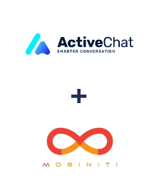 Integration of ActiveChat and Mobiniti