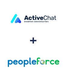 Integration of ActiveChat and PeopleForce