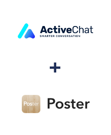 Integration of ActiveChat and Poster