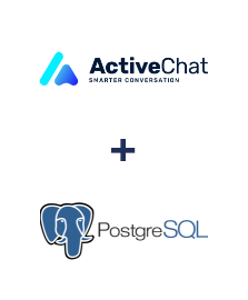 Integration of ActiveChat and PostgreSQL