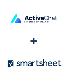 Integration of ActiveChat and Smartsheet