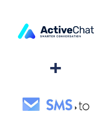 Integration of ActiveChat and SMS.to