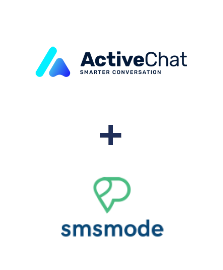 Integration of ActiveChat and Smsmode