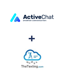 Integration of ActiveChat and TheTexting