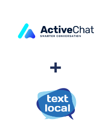 Integration of ActiveChat and Textlocal