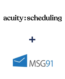 Integration of Acuity Scheduling and MSG91