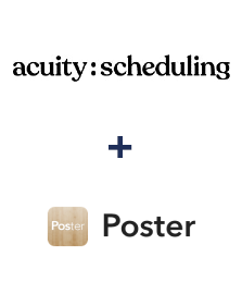 Integration of Acuity Scheduling and Poster