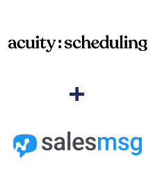 Integration of Acuity Scheduling and Salesmsg