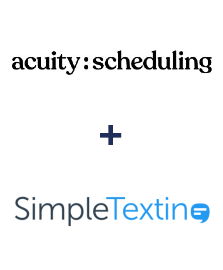 Integration of Acuity Scheduling and SimpleTexting
