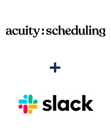 Integration of Acuity Scheduling and Slack