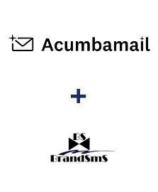Integration of Acumbamail and BrandSMS 
