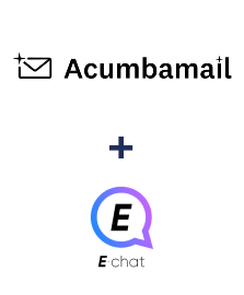 Integration of Acumbamail and E-chat