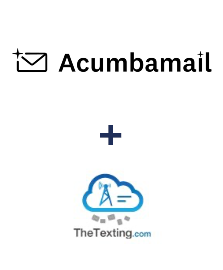 Integration of Acumbamail and TheTexting