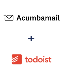 Integration of Acumbamail and Todoist