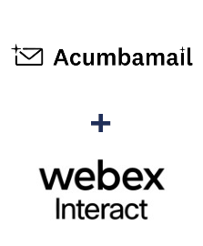 Integration of Acumbamail and Webex Interact