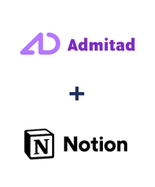 Integration of Admitad and Notion