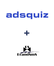 Integration of ADSQuiz and BrandSMS 