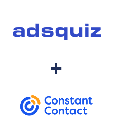 Integration of ADSQuiz and Constant Contact