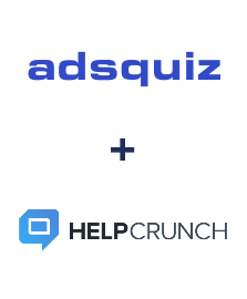 Integration of ADSQuiz and HelpCrunch
