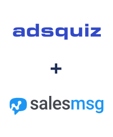 Integration of ADSQuiz and Salesmsg