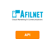Integration Afilnet with other systems by API