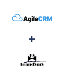 Integration of Agile CRM and BrandSMS 