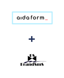 Integration of AidaForm and BrandSMS 