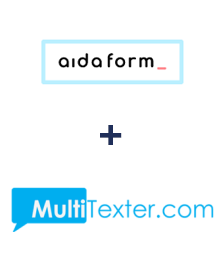 Integration of AidaForm and Multitexter