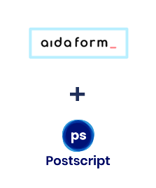 Integration of AidaForm and Postscript
