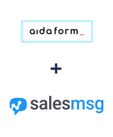 Integration of AidaForm and Salesmsg