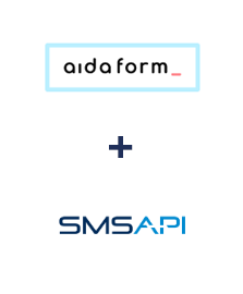 Integration of AidaForm and SMSAPI