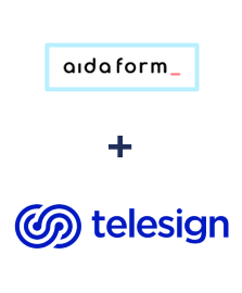 Integration of AidaForm and Telesign