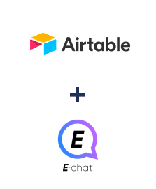 Integration of Airtable and E-chat