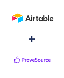 Integration of Airtable and ProveSource