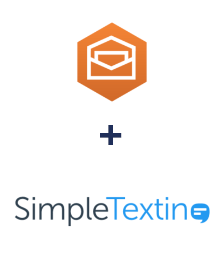 Integration of Amazon Workmail and SimpleTexting