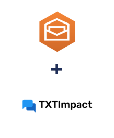 Integration of Amazon Workmail and TXTImpact