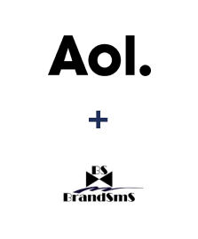 Integration of AOL and BrandSMS 