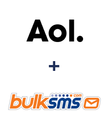 Integration of AOL and BulkSMS