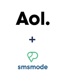 Integration of AOL and Smsmode