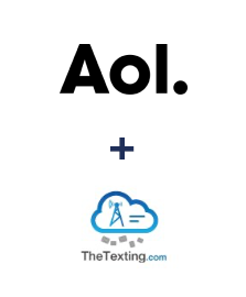 Integration of AOL and TheTexting