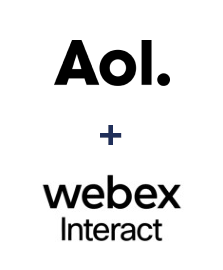 Integration of AOL and Webex Interact