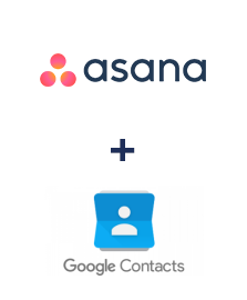 Integration of Asana and Google Contacts
